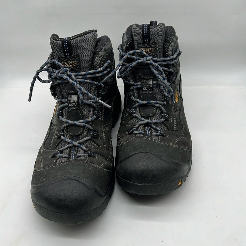 KEEN Men's Black/Grey Waterproof Hiking Boots
